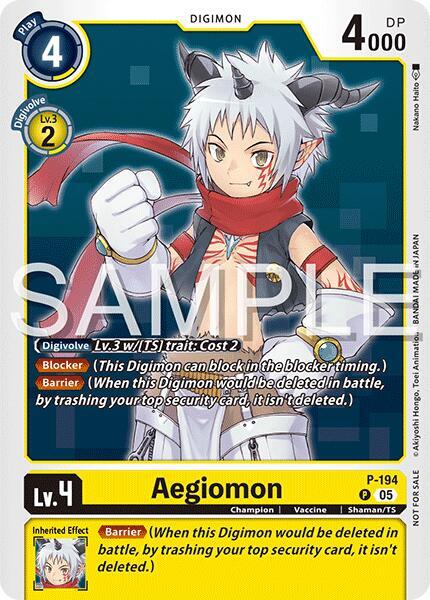 Aegiomon (Time Stranger Demo Deck) - Digimon Card Game