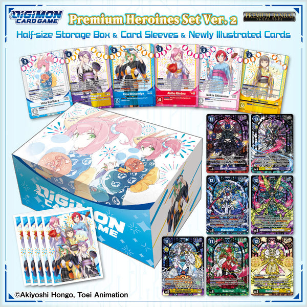 Premium Heroines Set Ver.2 (Sealed Promotional Bundle) - Digimon