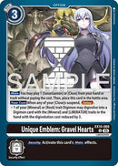 Unique Emblem: Gravel Hearts [EX10-069] [Sinister Order]