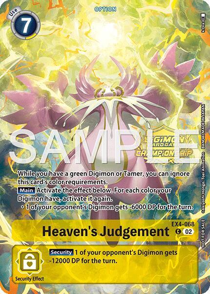 Heaven's Judgement (Championship 25-26 Tamers Pack Season 1)
