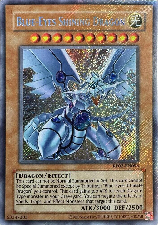 Blue-Eyes Shining Dragon (RP02-EN096) [Secret Rare] - Yu-Gi-Oh!