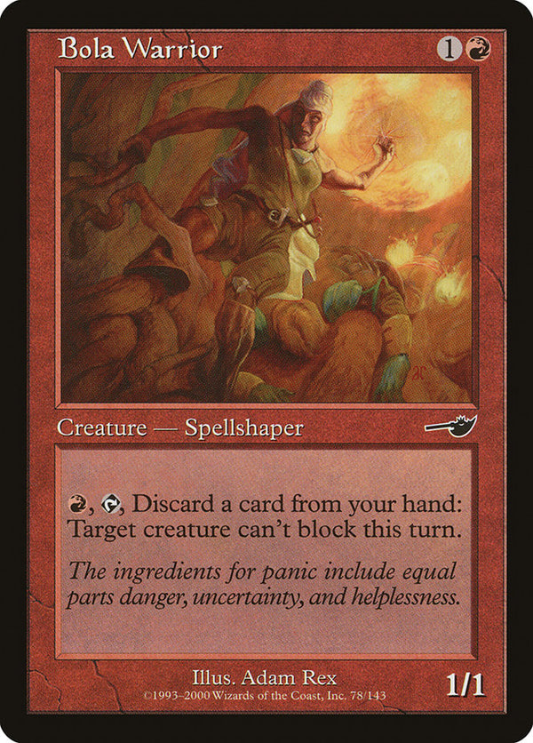 Bola Warrior [Nemesis] - Magic: The Gathering