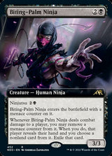 Biting-Palm Ninja (Extended Art) [Kamigawa: Neon Dynasty] - Magic: The Gathering