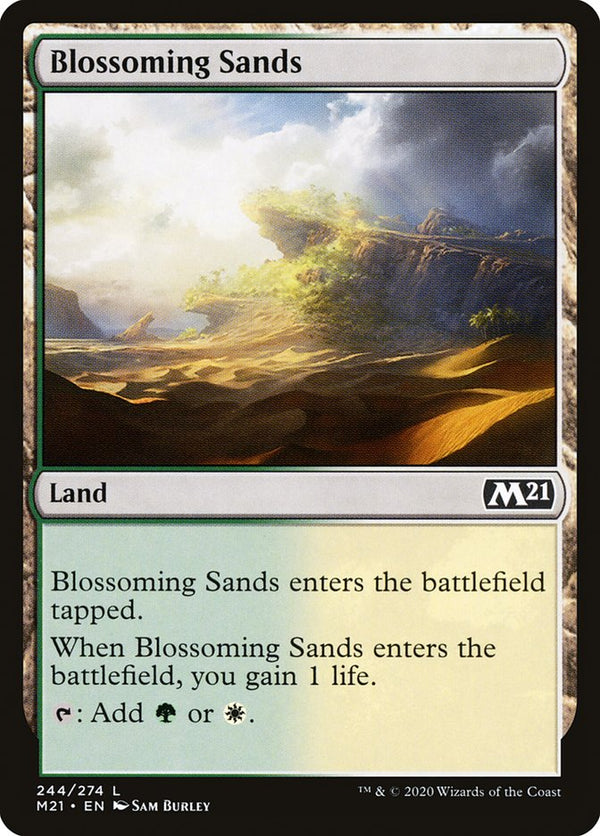 Blossoming Sands [Core Set 2021] - Magic: The Gathering