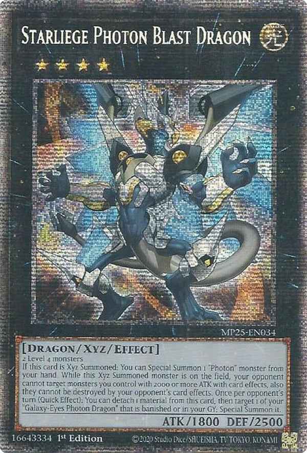 Starliege Photon Blast Dragon (MP25-EN034) [Starlight Rare] - Yu-Gi-Oh!