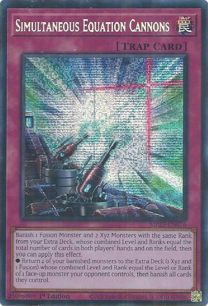 Simultaneous Equation Cannons