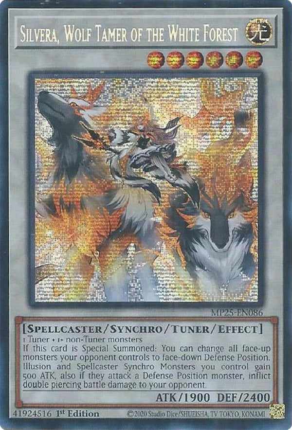 Silvera, Wolf Tamer of the White Forest (MP25-EN086) [Prismatic Secret Rare] - Yu-Gi-Oh!