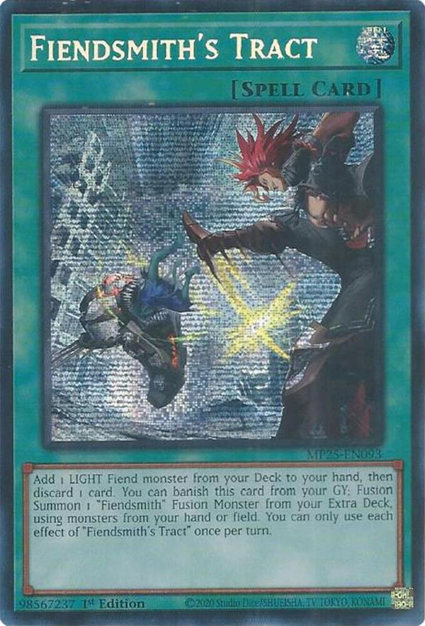 Fiendsmith's Tract (MP25-EN093) [Prismatic Secret Rare] - Yu-Gi-Oh!