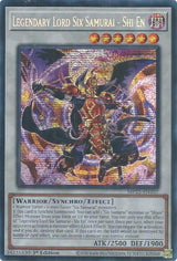 Legendary Lord Six Samurai - Shi En (MP25-EN107) [Prismatic Secret Rare] - Yu-Gi-Oh!
