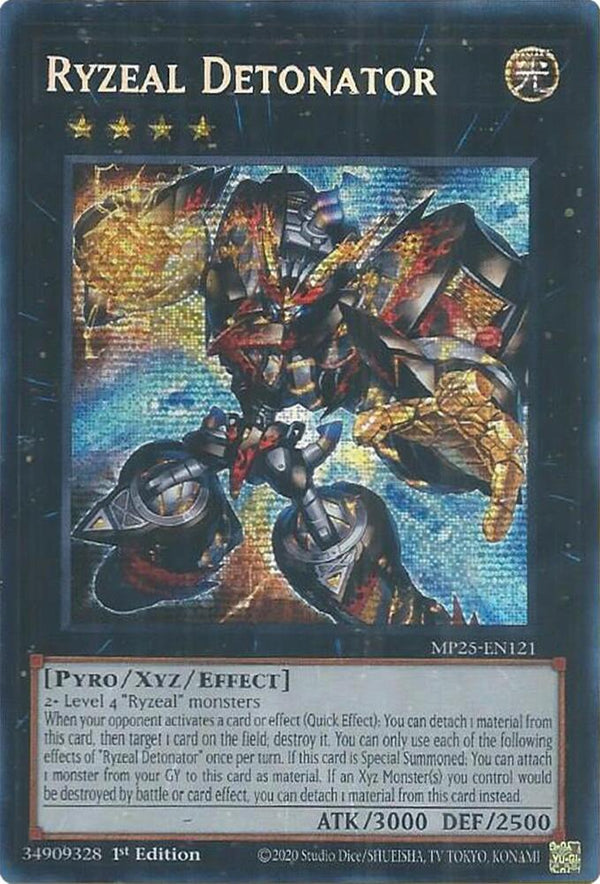 Ryzeal Detonator (MP25-EN121) [Prismatic Secret Rare] - Yu-Gi-Oh!