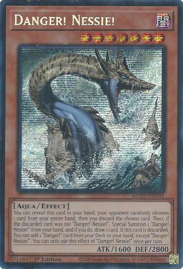Danger! Nessie! (MP25-EN141) [Prismatic Secret Rare] - Yu-Gi-Oh!