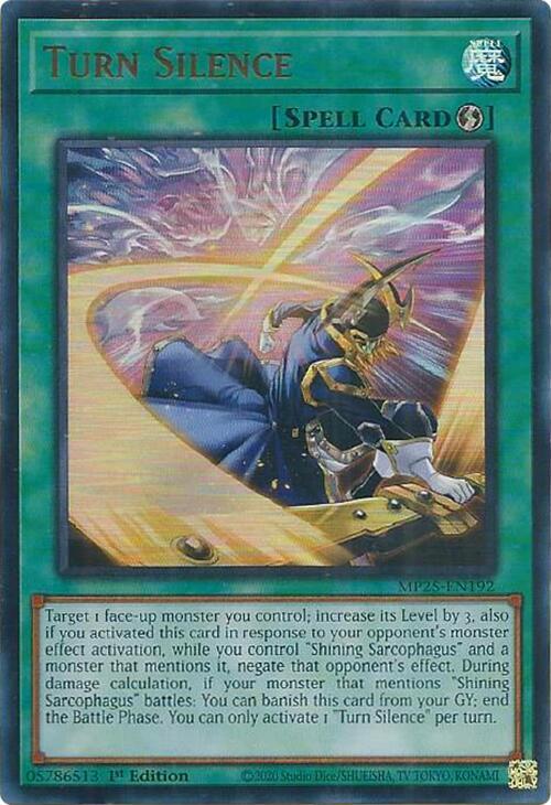 Turn Silence (MP25-EN192) [Ultra Rare] - Yu-Gi-Oh!
