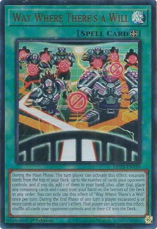 Way Where There's a Will (MP25-EN199) [Ultra Rare] - Yu-Gi-Oh!
