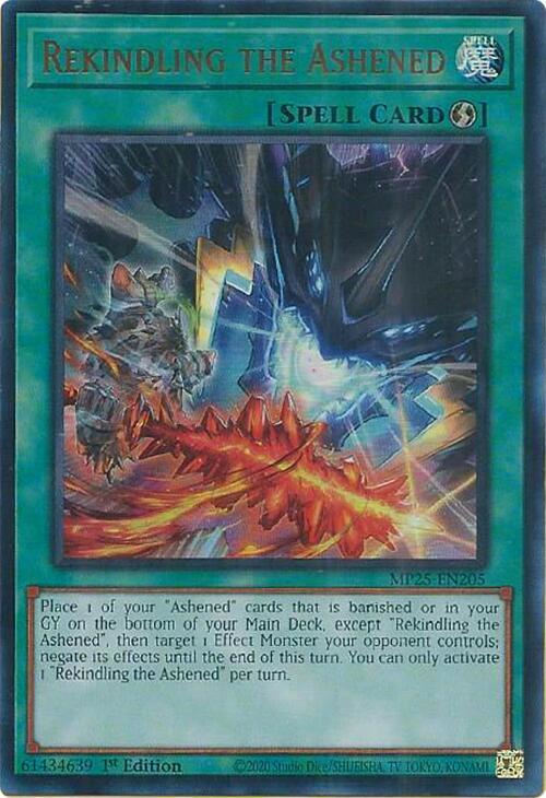 Rekindling the Ashened (MP25-EN205) [Ultra Rare] - Yu-Gi-Oh!