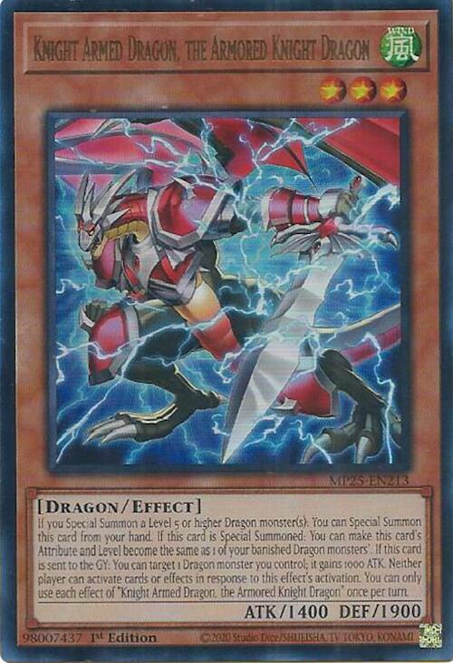 Knight Armed Dragon, the Armored Knight Dragon (MP25-EN213) [Ultra Rare] - Yu-Gi-Oh!