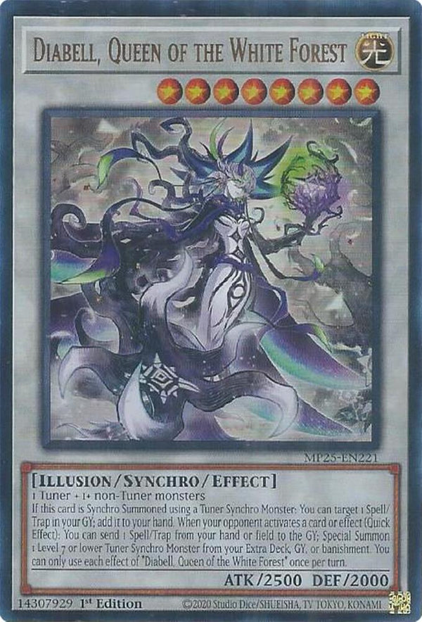Diabell, Queen of the White Forest (MP25-EN221) [Ultra Rare] - Yu-Gi-Oh!