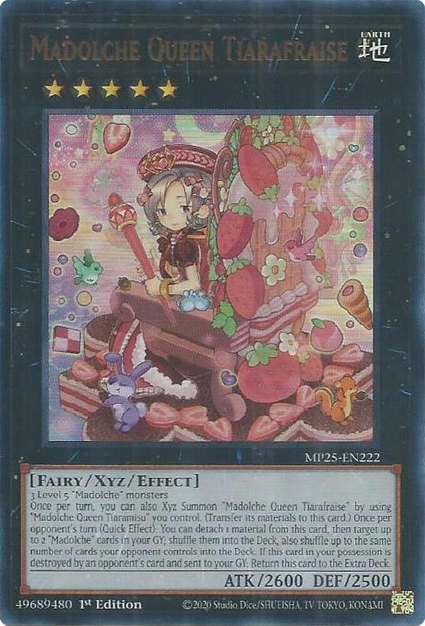 Madolche Queen Tiarafraise (MP25-EN222) [Ultra Rare] - Yu-Gi-Oh!