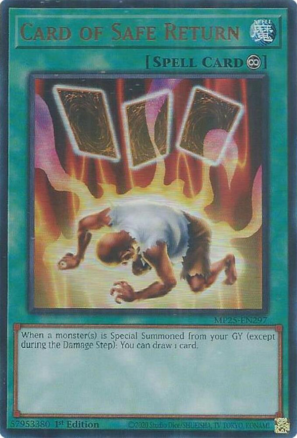 Card of Safe Return (MP25-EN297) [Ultra Rare] - Yu-Gi-Oh!