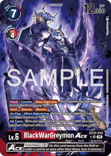 BlackWarGreymon ACE (Alternate Art) - Digimon Card Game