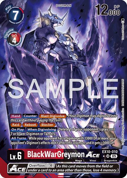 BlackWarGreymon ACE (Alternate Art) - Digimon Card Game