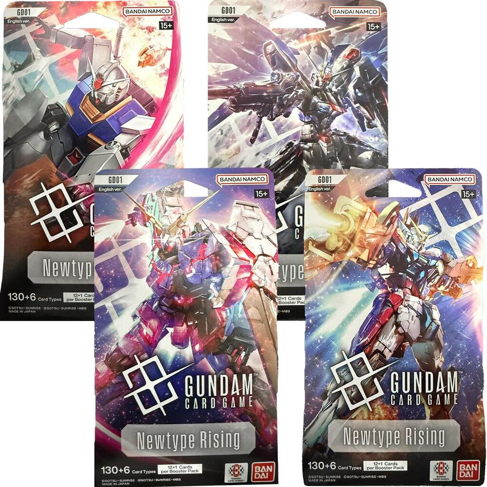Newtype Rising Sleeved Booster Pack Art Bundle [Set of 4]