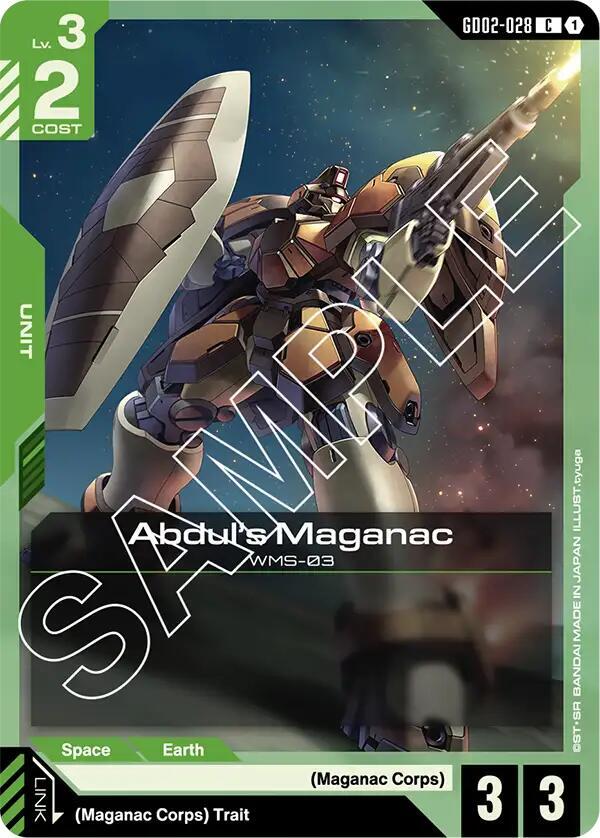 Abdul's Maganac - Gundam Card Game