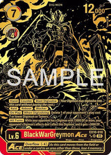 BlackWarGreymon ACE (Rare Pull) - Digimon Card Game
