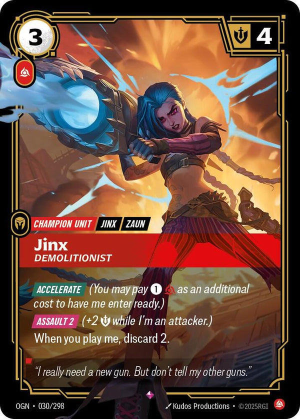 Jinx, Demolitionist - Riftbound: League of Legends TCG