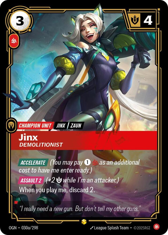 Jinx, Demolitionist (Alternate Art)
