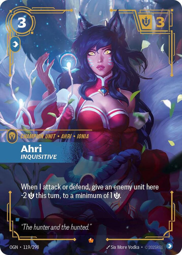 Ahri, Inquisitive - Riftbound: League of Legends TCG