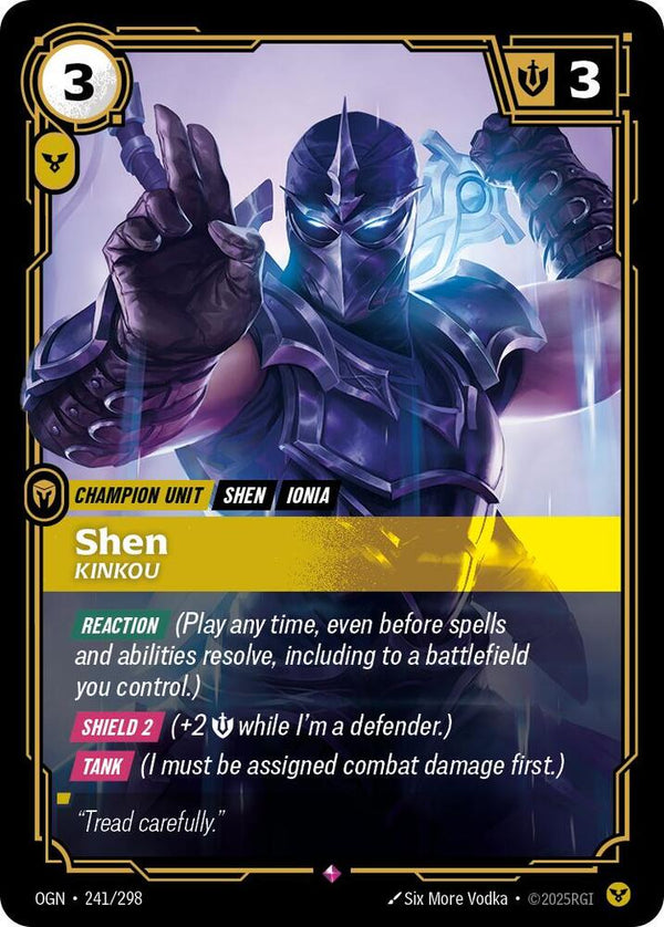 Shen, Kinkou - Riftbound: League of Legends TCG