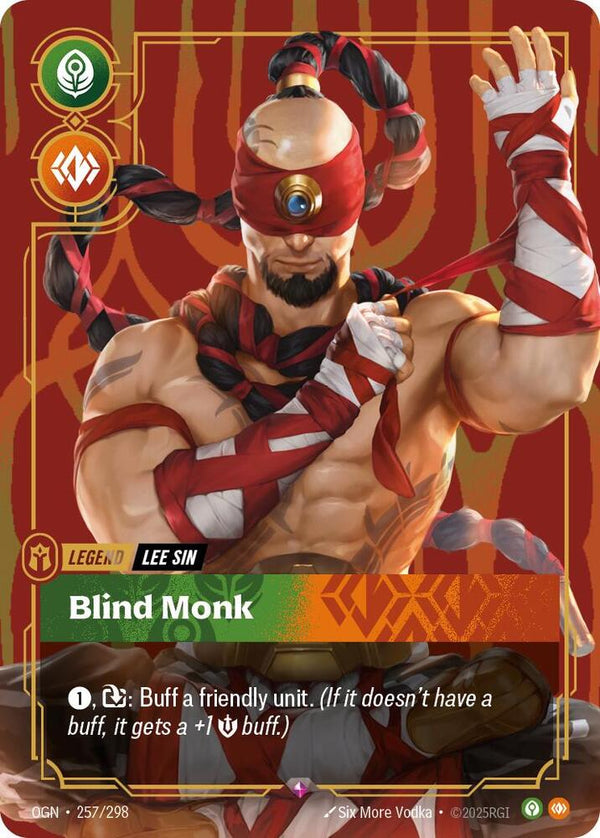 Lee Sin, Blind Monk - Riftbound: League of Legends TCG
