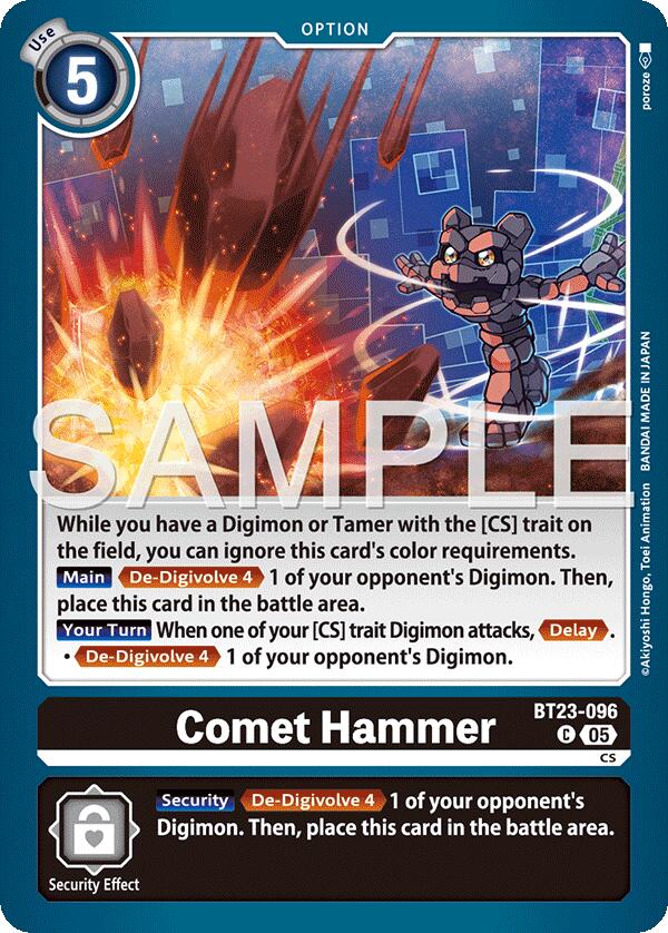 Comet Hammer [BT23-096] [Hackers' Slumber]