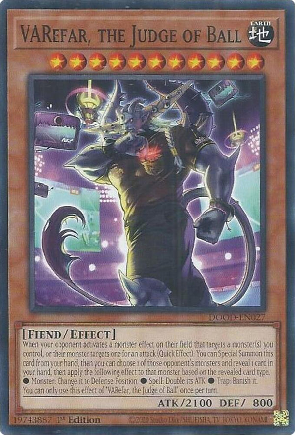 VARefar, the Judge of Ball (DOOD-EN027) [Common] - Yu-Gi-Oh!