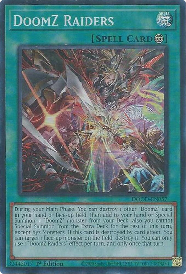 DoomZ Raiders (DOOD-EN057) [Super Rare] - Yu-Gi-Oh!