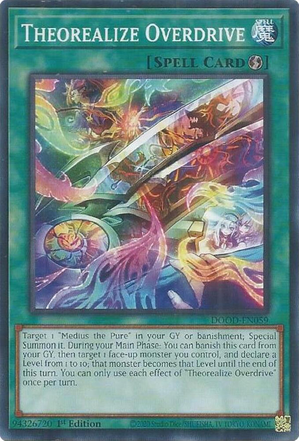 Theorealize Overdrive (DOOD-EN059) [Common] - Yu-Gi-Oh!