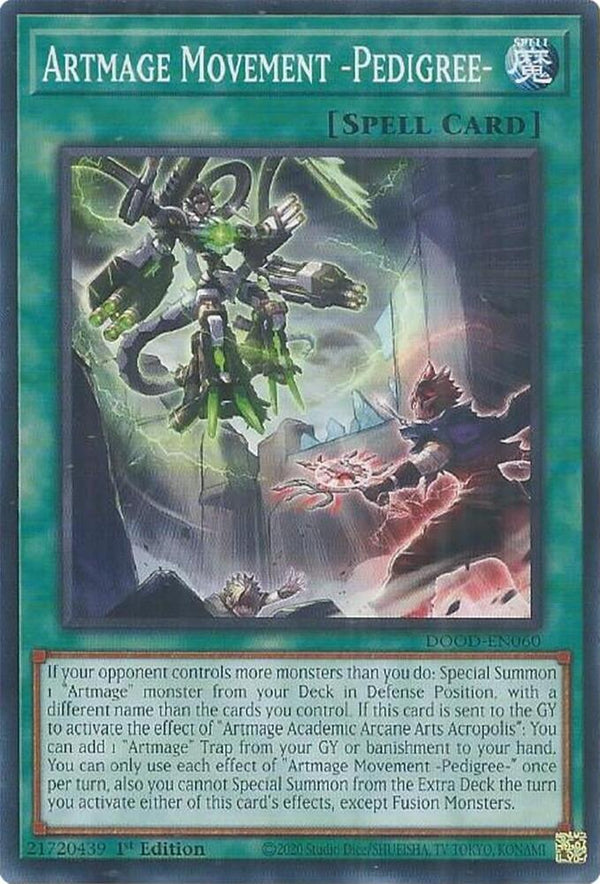 Artmage Movement -Pedigree- (DOOD-EN060) [Common] - Yu-Gi-Oh!