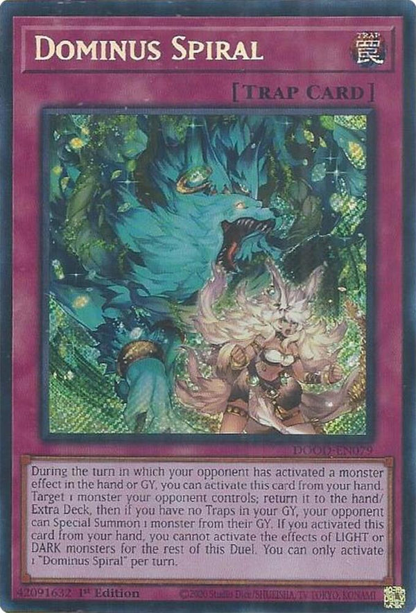 Dominus Spiral (DOOD-EN079) [Secret Rare] - Yu-Gi-Oh!