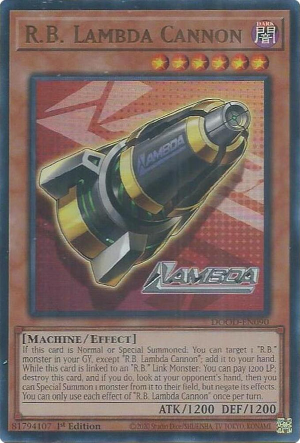 R.B. Lambda Cannon (DOOD-EN090) [Ultra Rare] - Yu-Gi-Oh!