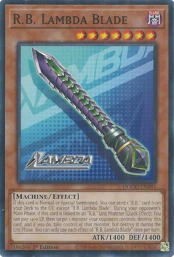 R.B. Lambda Blade (DOOD-EN091) [Common] - Yu-Gi-Oh!