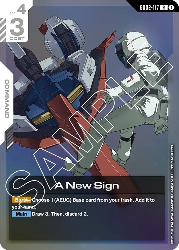 A New Sign - Gundam Card Game