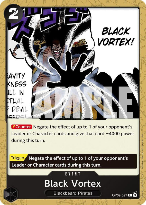 Black Vortex (Reprint) - One Piece Card Game