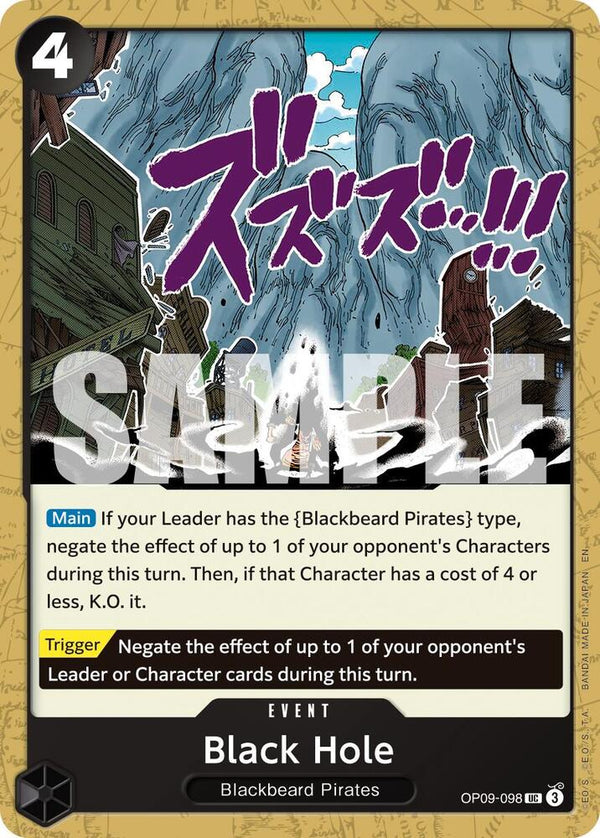 Black Hole (Reprint) - One Piece Card Game