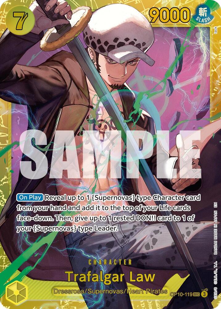 Trafalgar Law - OP10-119 (Reprint)