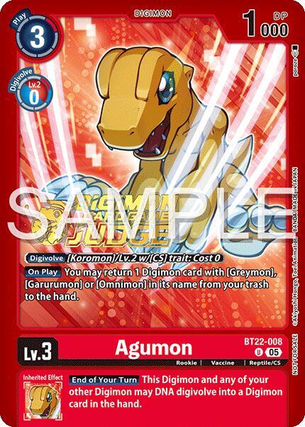 Agumon (Judge Pack 2025 Wave 2)