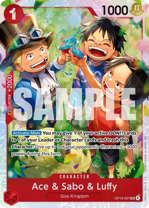 Ace & Sabo & Luffy - One Piece Card Game