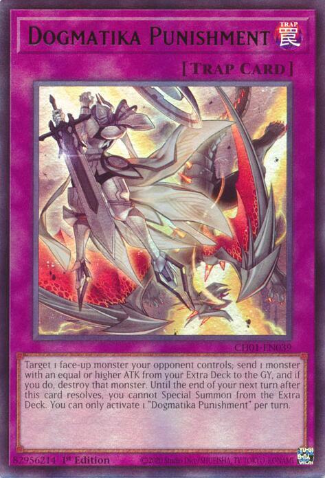 Dogmatika Punishment (CH01-EN039) [Ultra Rare] - Yu-Gi-Oh!