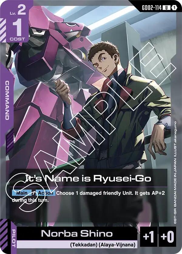 It's Name is Ryusei-Go