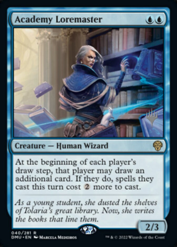 Academy Loremaster (Promo Pack) [Dominaria United Promos] - Magic: The Gathering