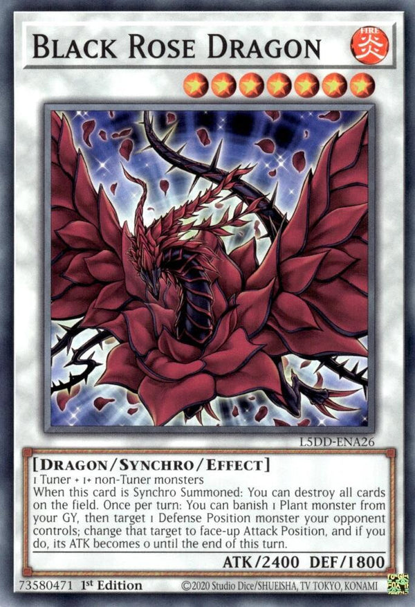 Black Rose Dragon (L5DD-ENA26) [Common] - Yu-Gi-Oh!